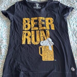 Raw Threads Yellow Beer Run Graphic